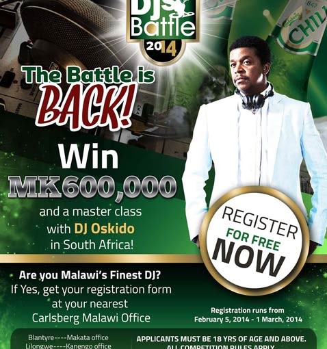 REGISTER TO ENTER THE CARLSBERG CHILL DJ BATTLE 2014 COMPETITION