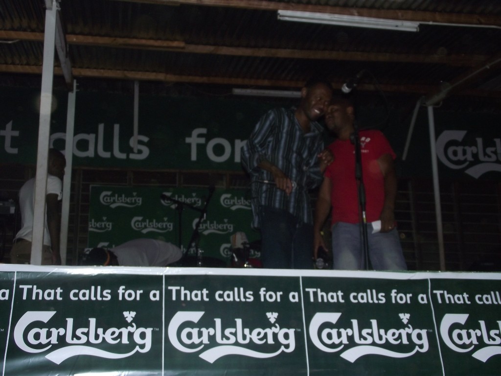 The Host Patrick Malimero, with co-host of the even Anne Matumbi