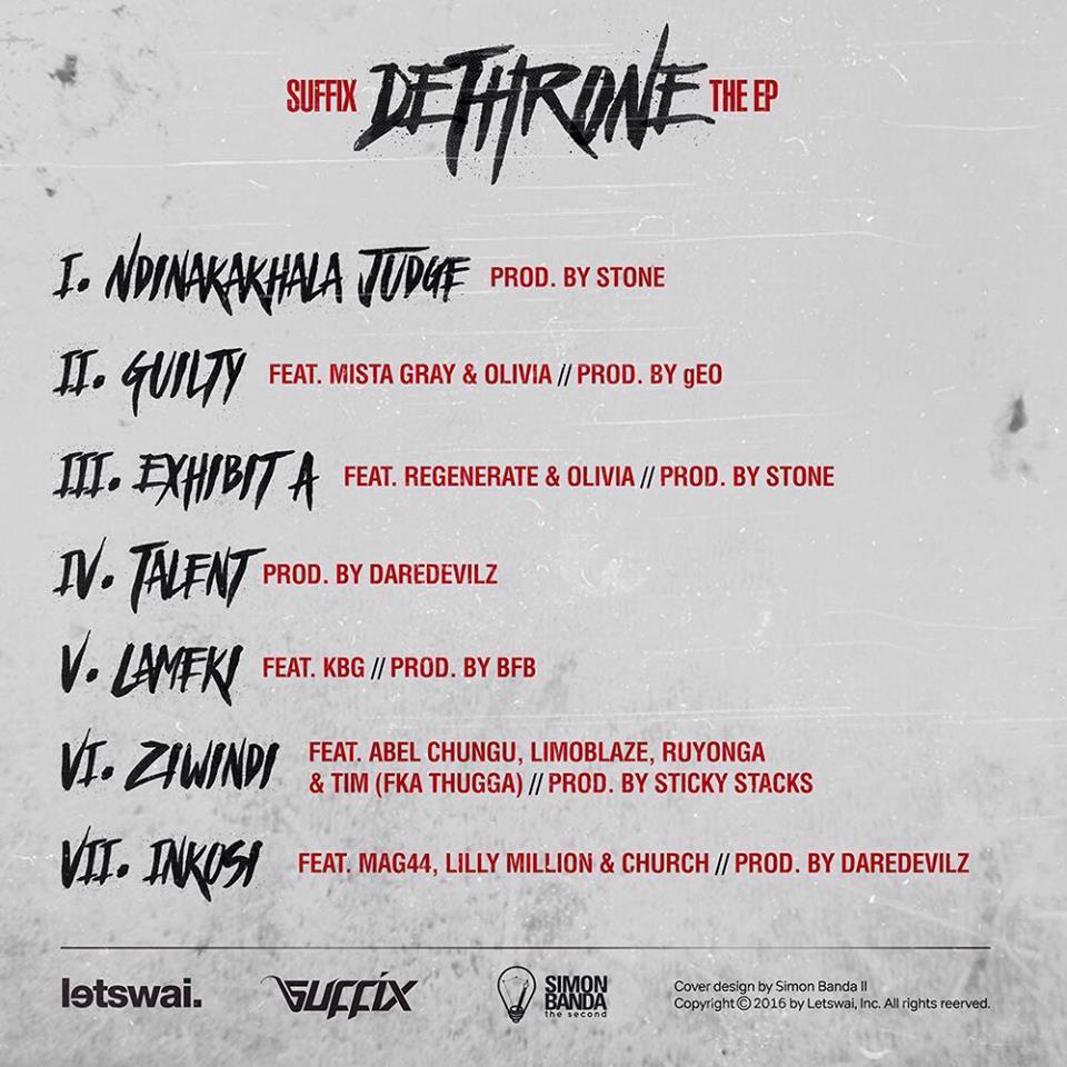 Dthrone EP album cover 